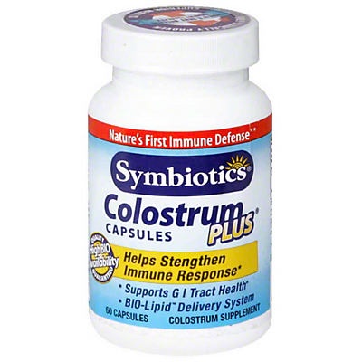 slide 1 of 1, Symbiotics Colostrum Plus Supplement Capsules, 60 ct