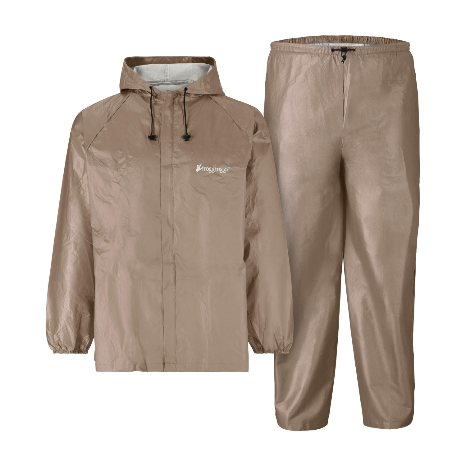 slide 5 of 5, Frogg Toggs Ultra-Lite Rain Suit, Khaki, 2xl, XXL