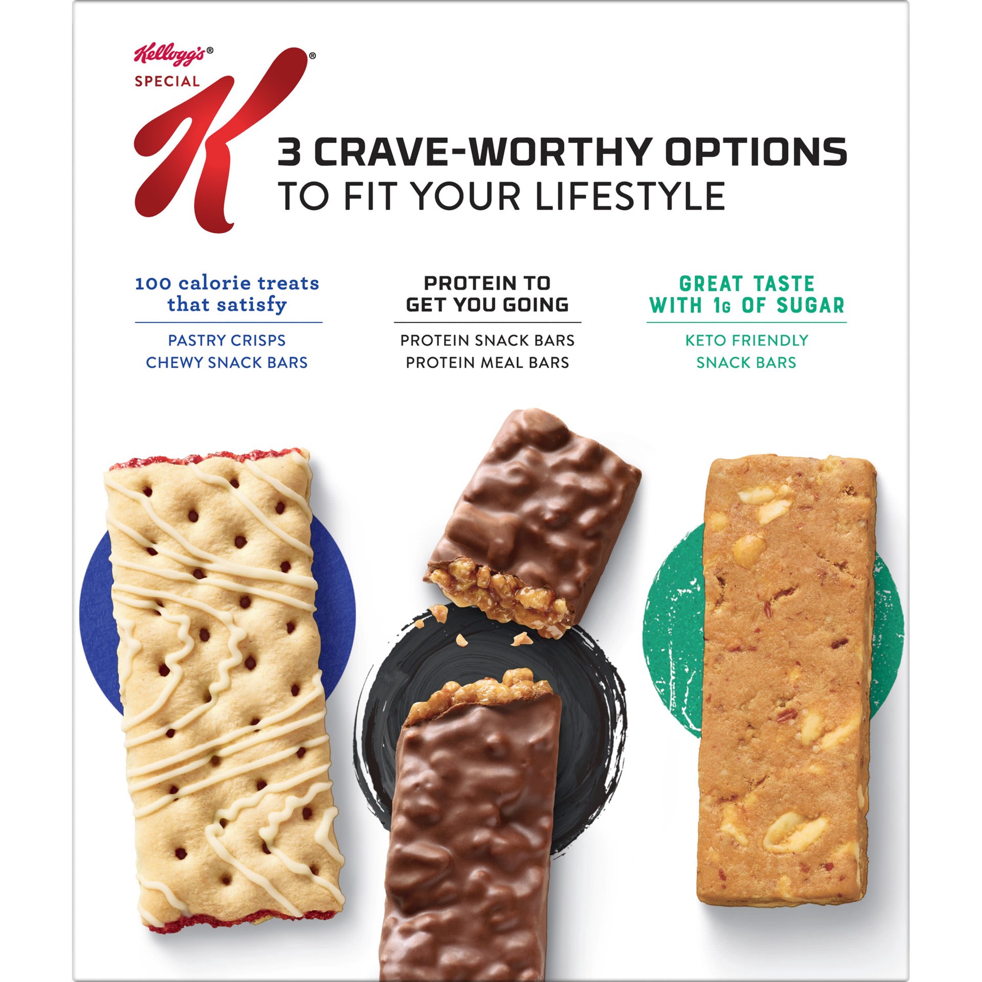 slide 3 of 5, Special K Kellogg's Special K Protein Meal Bars, Chocolatey Chip Cookie Dough, 9.5 oz, 6 Count, 9.5 oz
