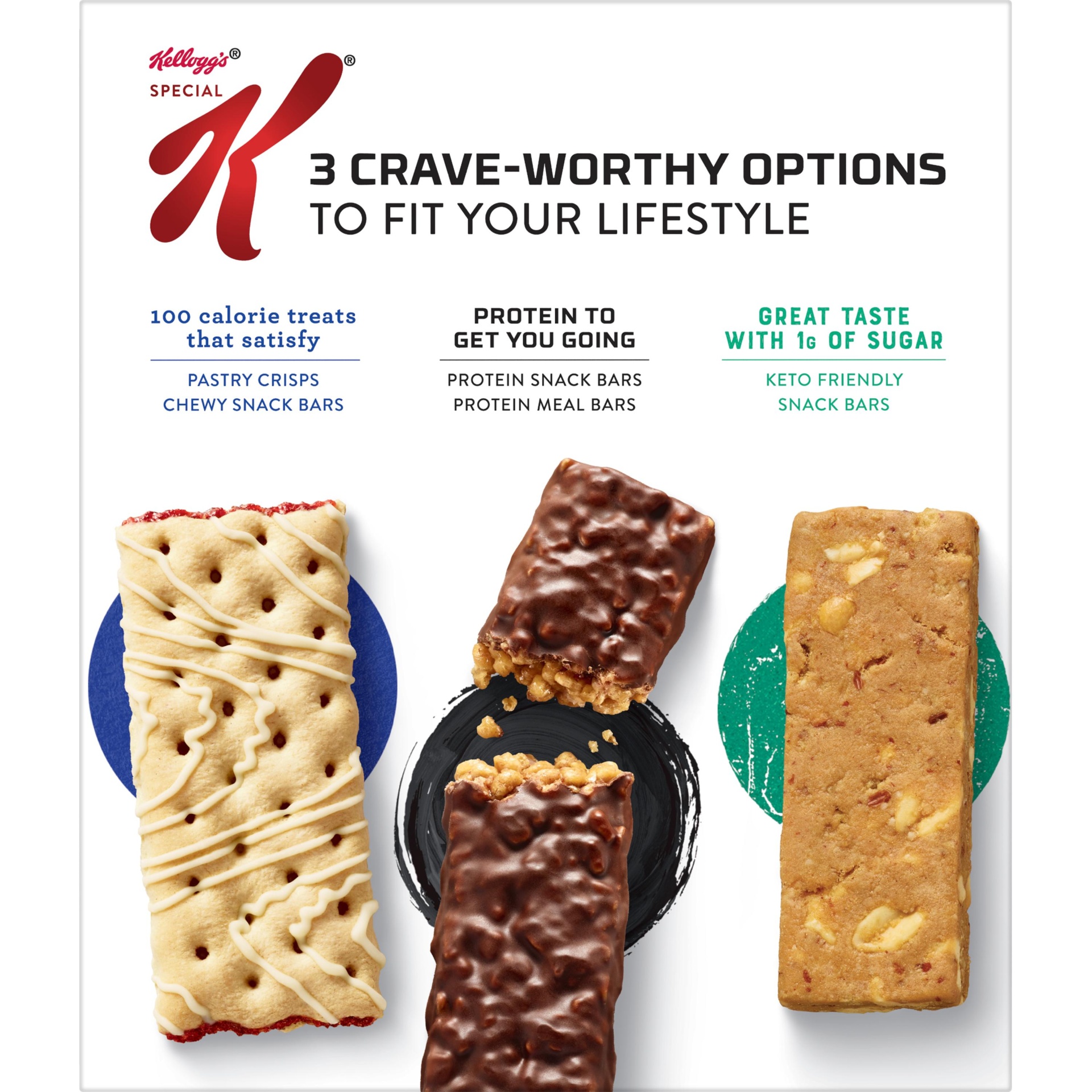 slide 2 of 5, Kellogg's Special K Protein Bars, Meal Replacement, Chocolatey Chip, 9.5 oz