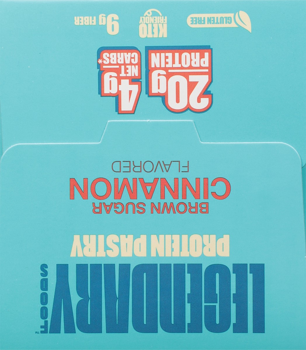 slide 9 of 9, Legendary Foods 4 Pack Brown Sugar Cinnamon Flavored Protein Pastry 4 - 2.2 oz Pastries, 4 ct