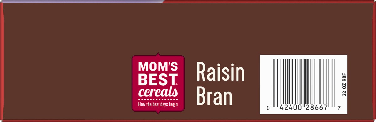 slide 6 of 13, MOM's Best Cereals Mom's Best Raisin Bran Cereal, Non-GMO Project Verified, Made with Whole Grain, Heart Healthy, No High Fructose Corn Syrup, 22 Oz Box, 22 oz