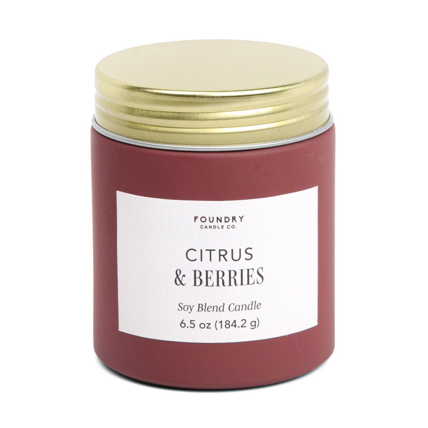 slide 2 of 2, Foundry Jar Candle Citrus & Berries, 6.5 oz