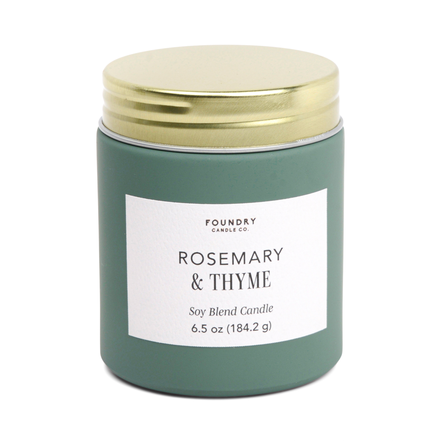 slide 2 of 2, Foundry Jar Candle Rosemary & Thyme, 6.5 oz