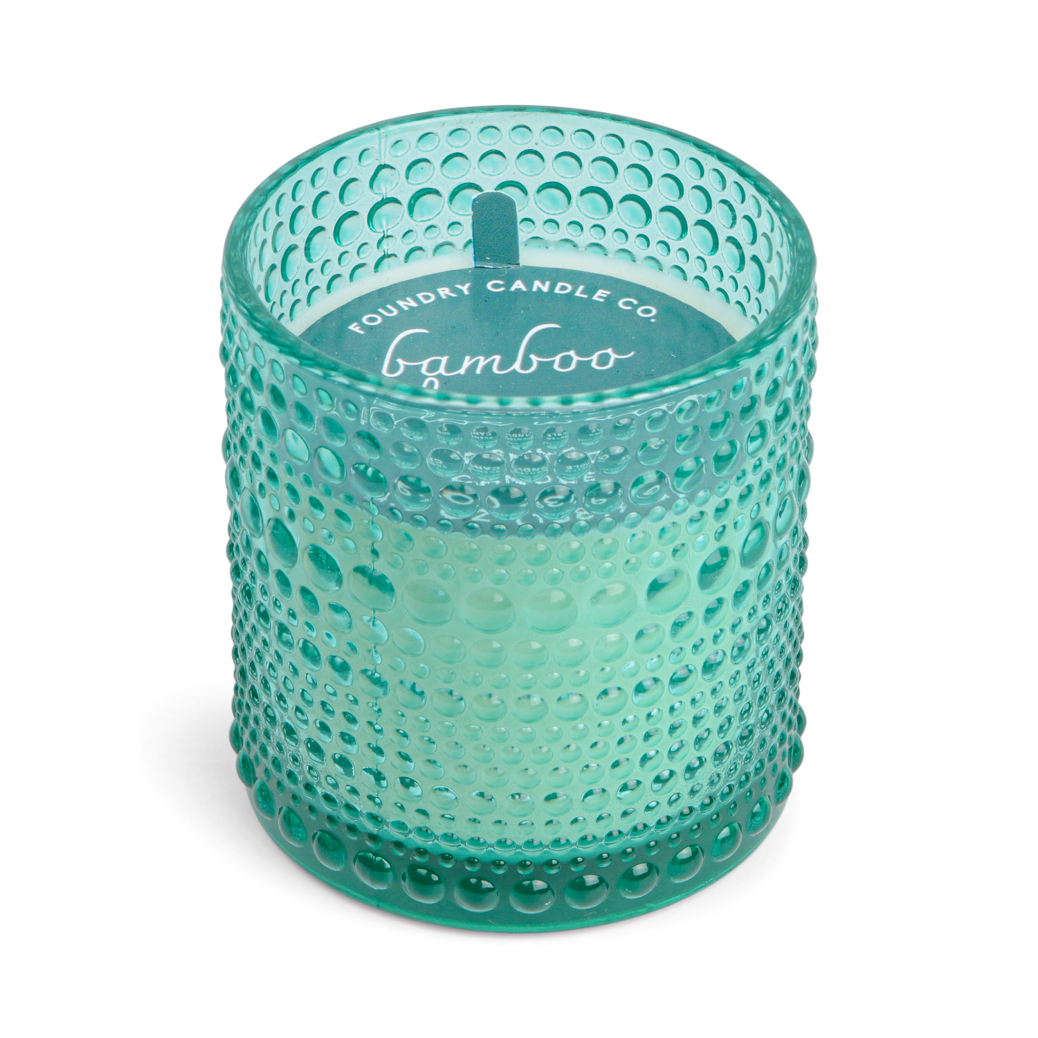 slide 2 of 2, Foundry Bamboo&Aloe Water Candle Turquoise 4.9oz, 4.9 oz