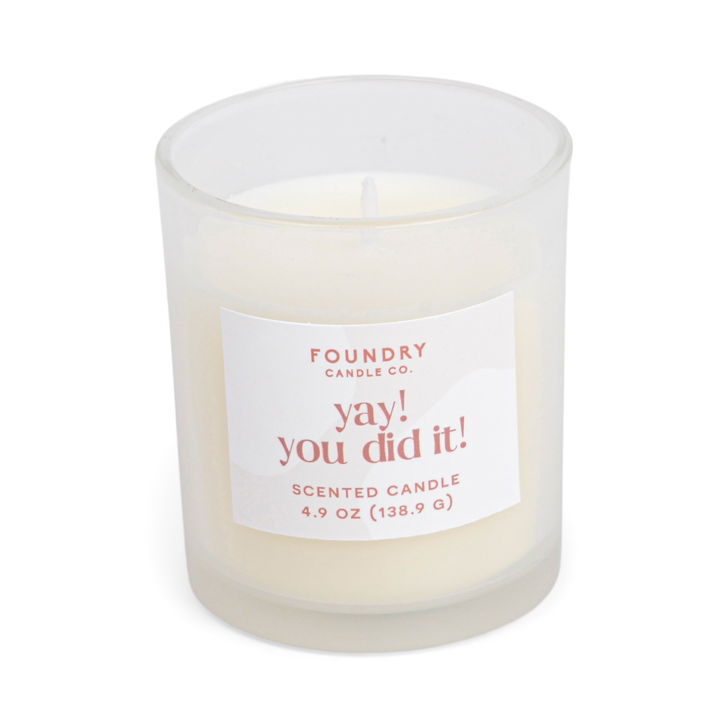 slide 2 of 2, Foundry Yay! You Did It! Candle Tinted 4.9 oz, 4.9 oz