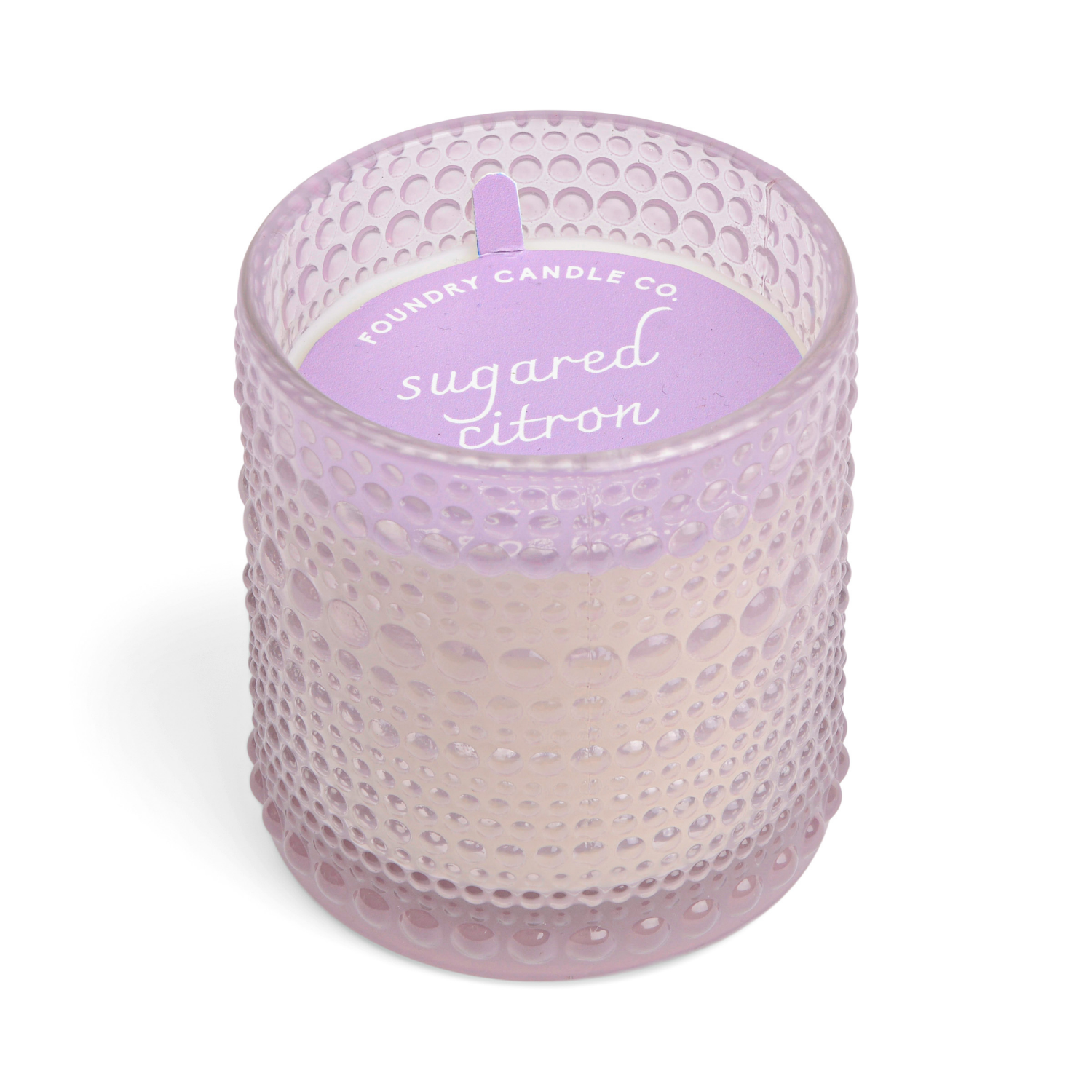 slide 2 of 2, Foundry Sugared Citron Candle Purple 4.9oz, 4.9 oz