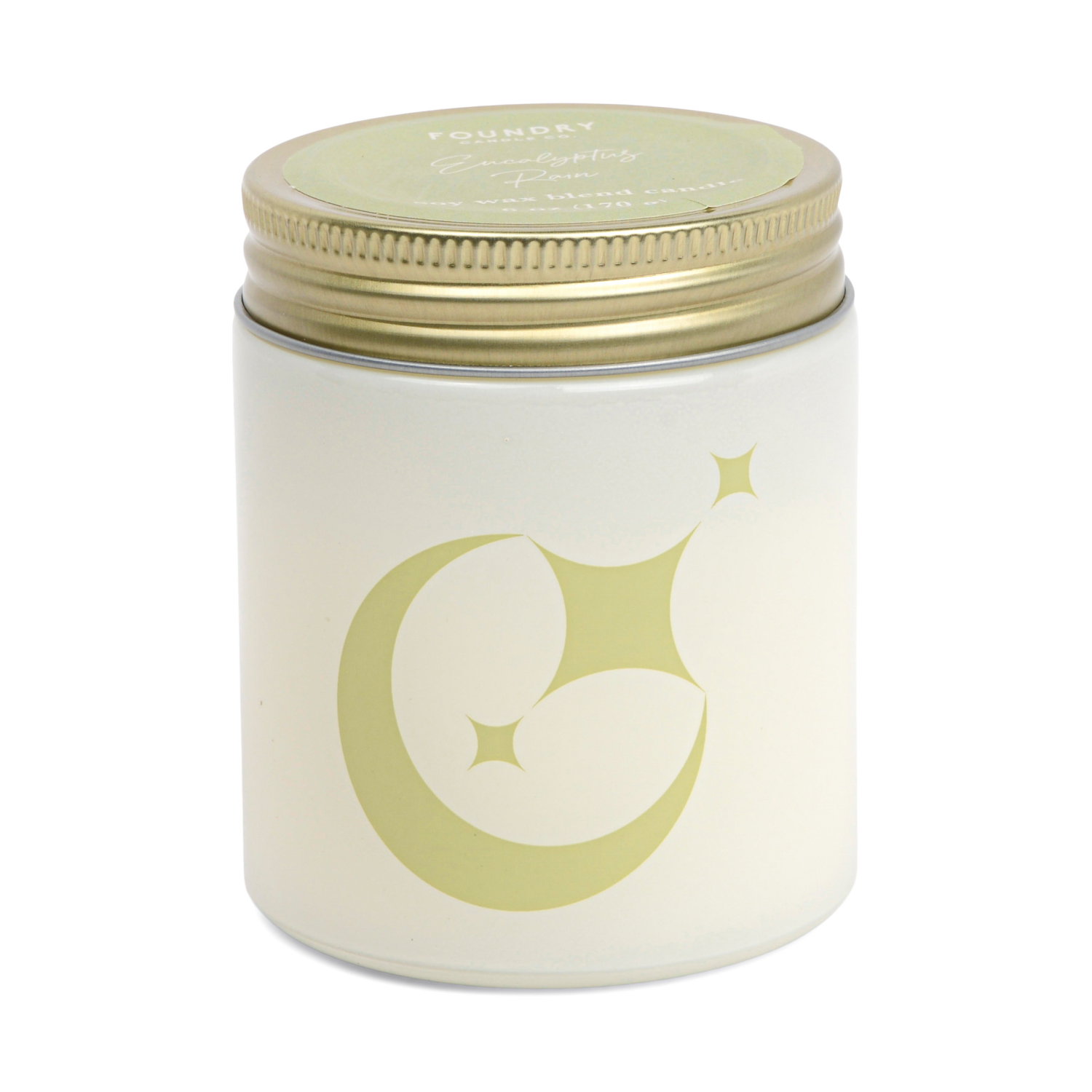 slide 2 of 2, Foundry Eucalyptus Rain Candle Opaque 6oz, 6 oz