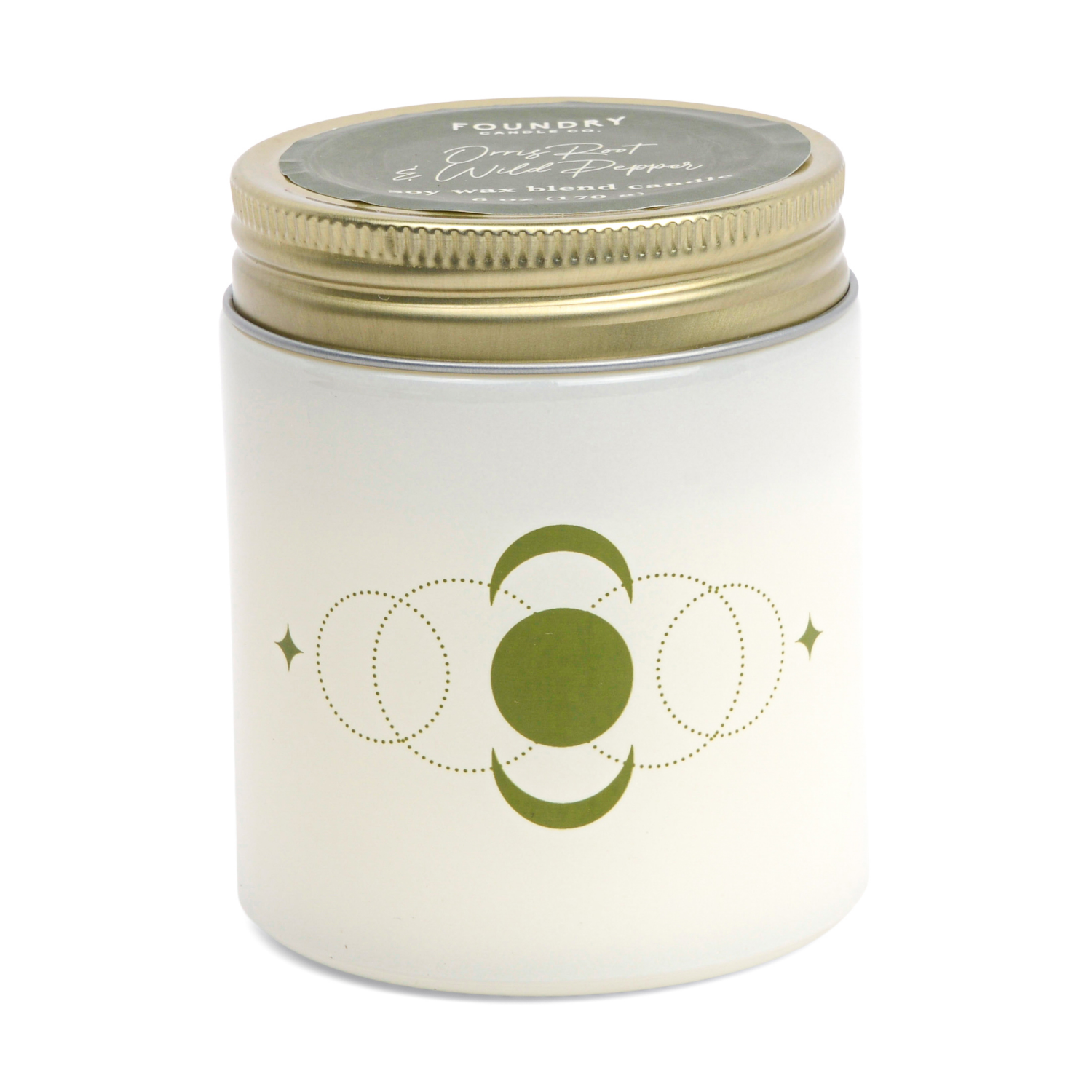 slide 2 of 2, Foundry Orris Root + Wild Pepper Candle Opaque 6oz, 6 oz