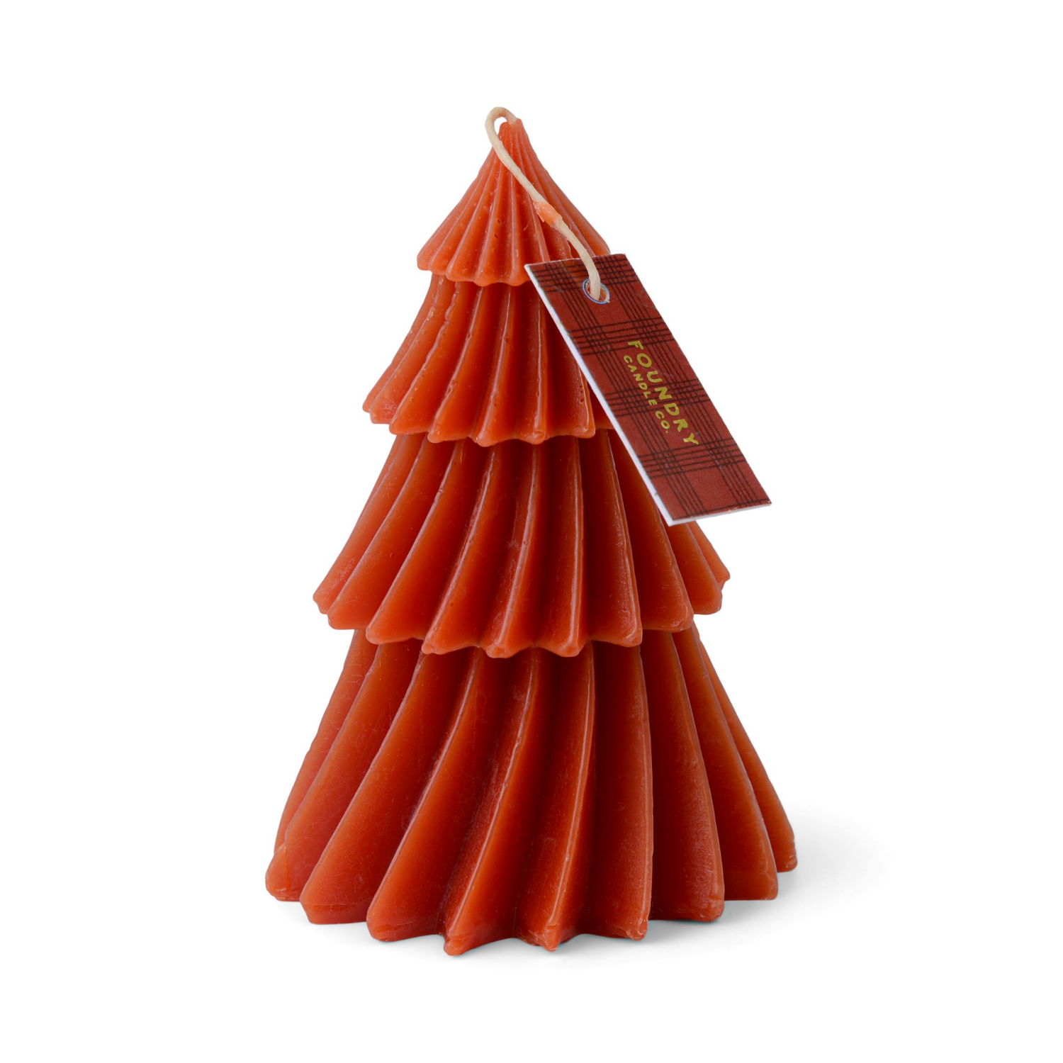 slide 2 of 2, Foundry Large Wax Tree Candle Green 455g, 455 gram