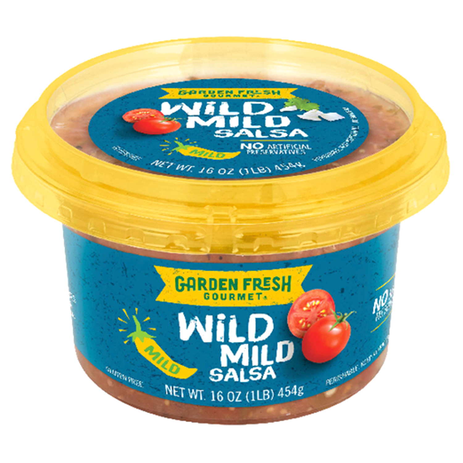 slide 1 of 1, Garden Fresh Gourmet Wild Mild Salsa, 16 oz