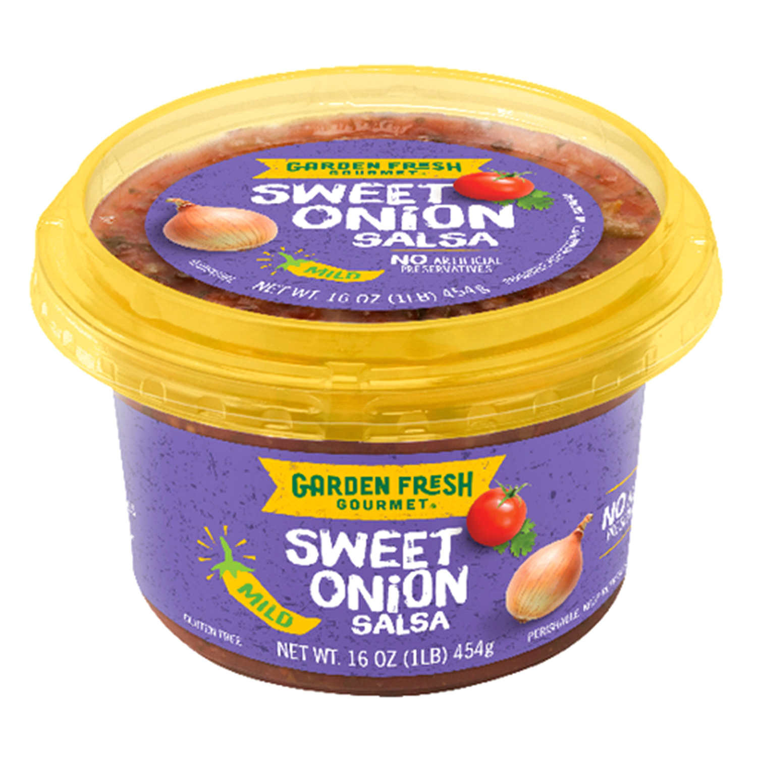 slide 1 of 1, Garden Fresh Gourmet Mild Sweet Onion Salsa 16 oz, 16 oz