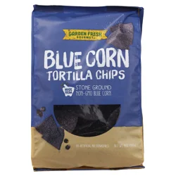 Garden Fresh Gourmet Blue Corn Tortilla Chips 14 oz