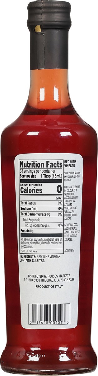 slide 9 of 11, Rouses Markets Red Wine Vinegar - 16.9 fl oz, 16.9 fl oz