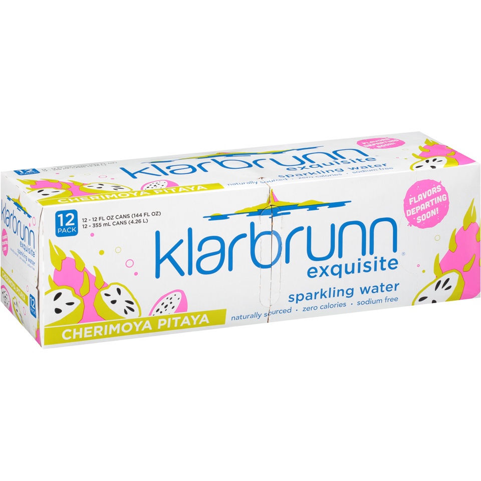 slide 2 of 8, Klarbrunn Cherimoya Pitaya Exquisite Sparkling Water 12-12 Fl. Oz. Cans, 1 ct