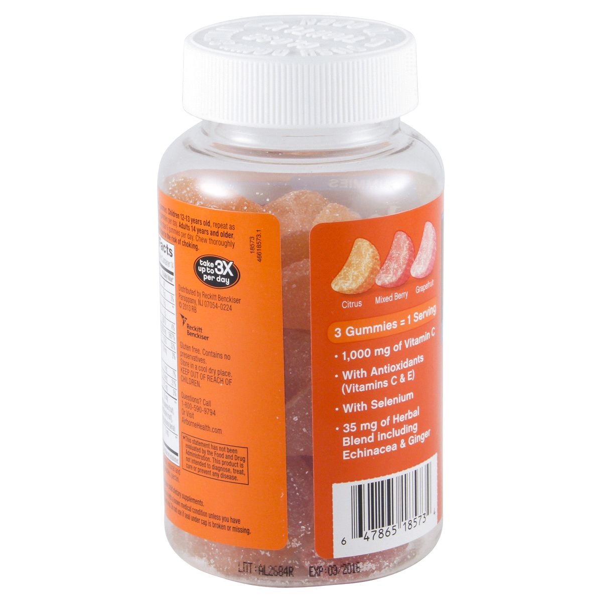 Airborne Vitamin C Gummies 42 ct Shipt