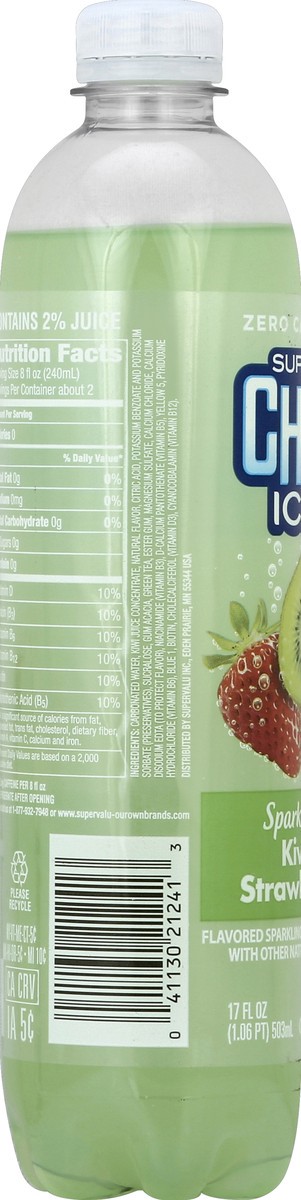 slide 3 of 8, Super Chill Ice Sparkling Water Beverage - 17 oz, 17 oz