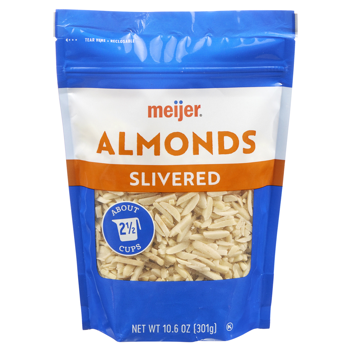 slide 1 of 2, Meijer Slivered Almonds, 10.6 oz