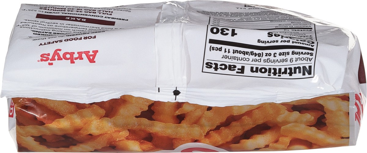 slide 9 of 9, Arby'S Crinkle Fries, 26 oz