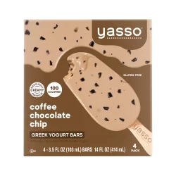 Yasso Frozen Greek Yogurt - Coffee Chocolate Chip Bars