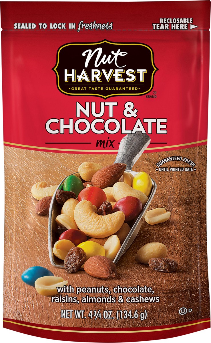 slide 3 of 4, Nut Harvest Nut & Chocolate Mix, 4.75 oz
