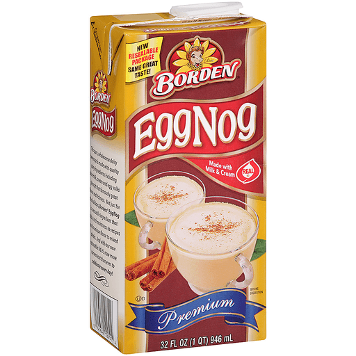 slide 2 of 3, Borden Premium Classic Egg Nog, 1 qt