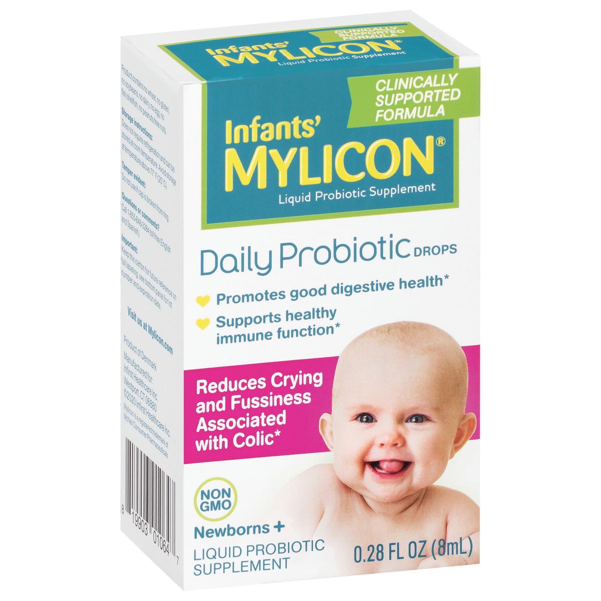 slide 4 of 9, Mylicon Daily Probiotic Colic Drops - 0.28 fl oz, 1 ct