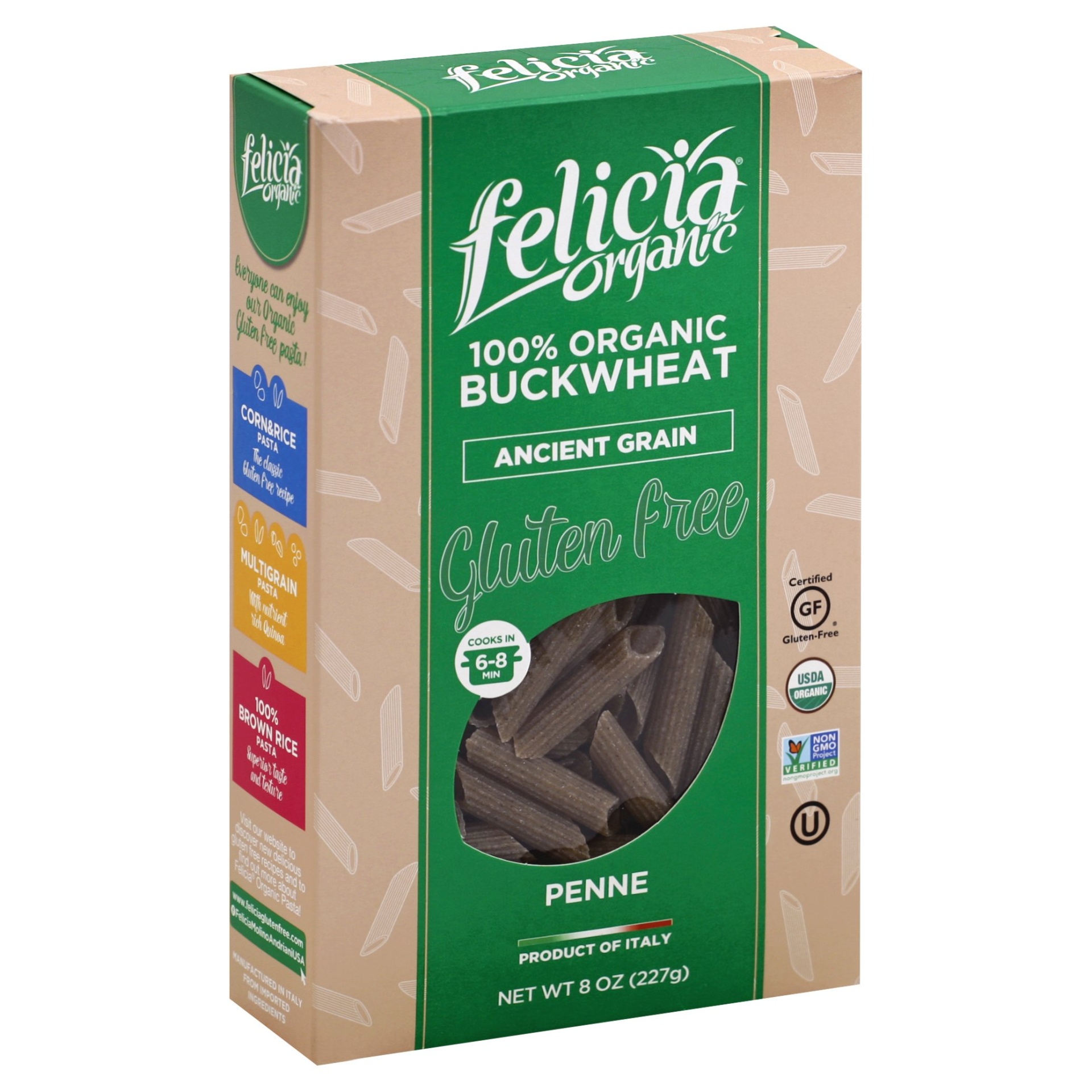 Felicia Organic Organic Buckwheat Penne Pasta 8 oz | Shipt
