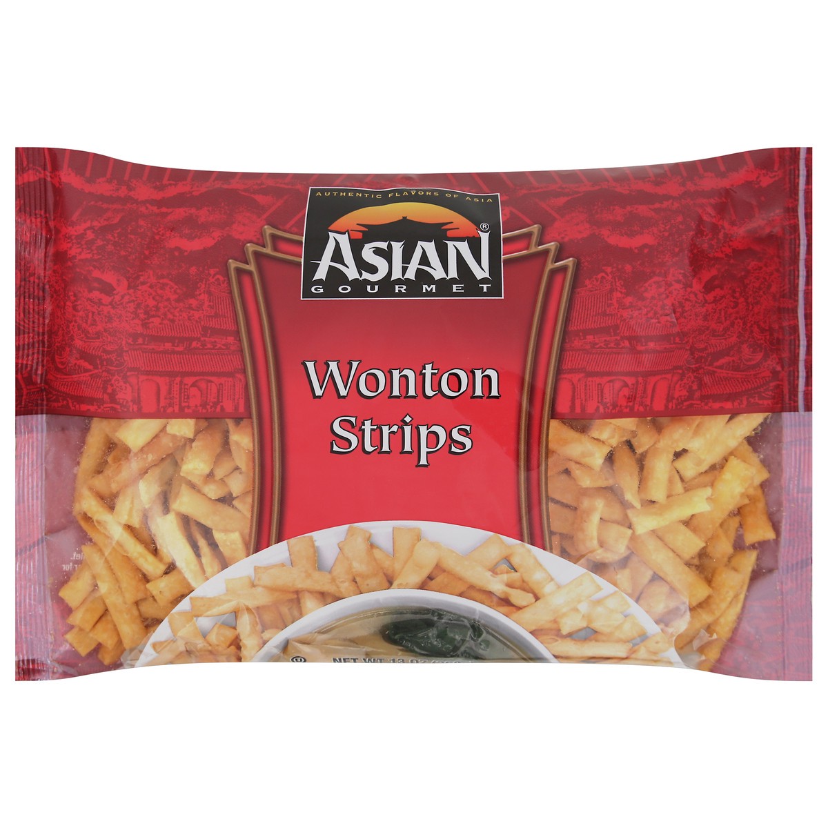 slide 4 of 14, Asian Gourmet Wonton Strips, 13 oz