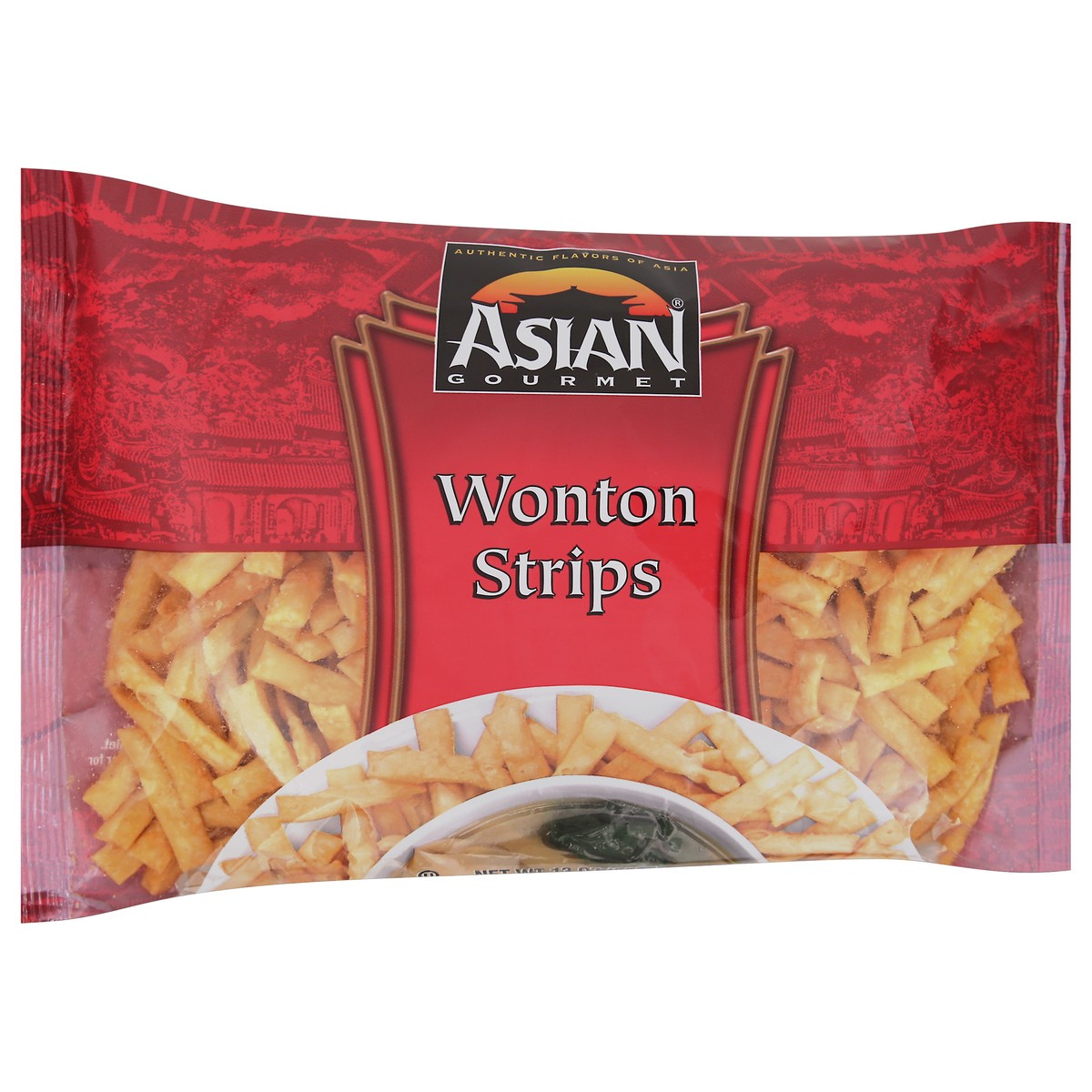 slide 5 of 14, Asian Gourmet Wonton Strips, 13 oz