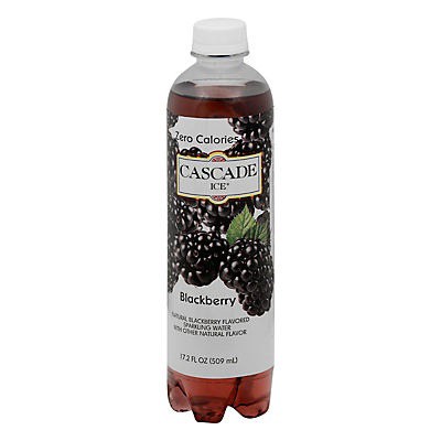 slide 1 of 1, Cascade Ice Natural Blackberry Flavored Sparkling Water, 17.2 fl oz