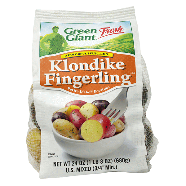 slide 1 of 1, Green Giant Fresh Klondike Fingerling Petite Idaho Potatoes, 24 oz