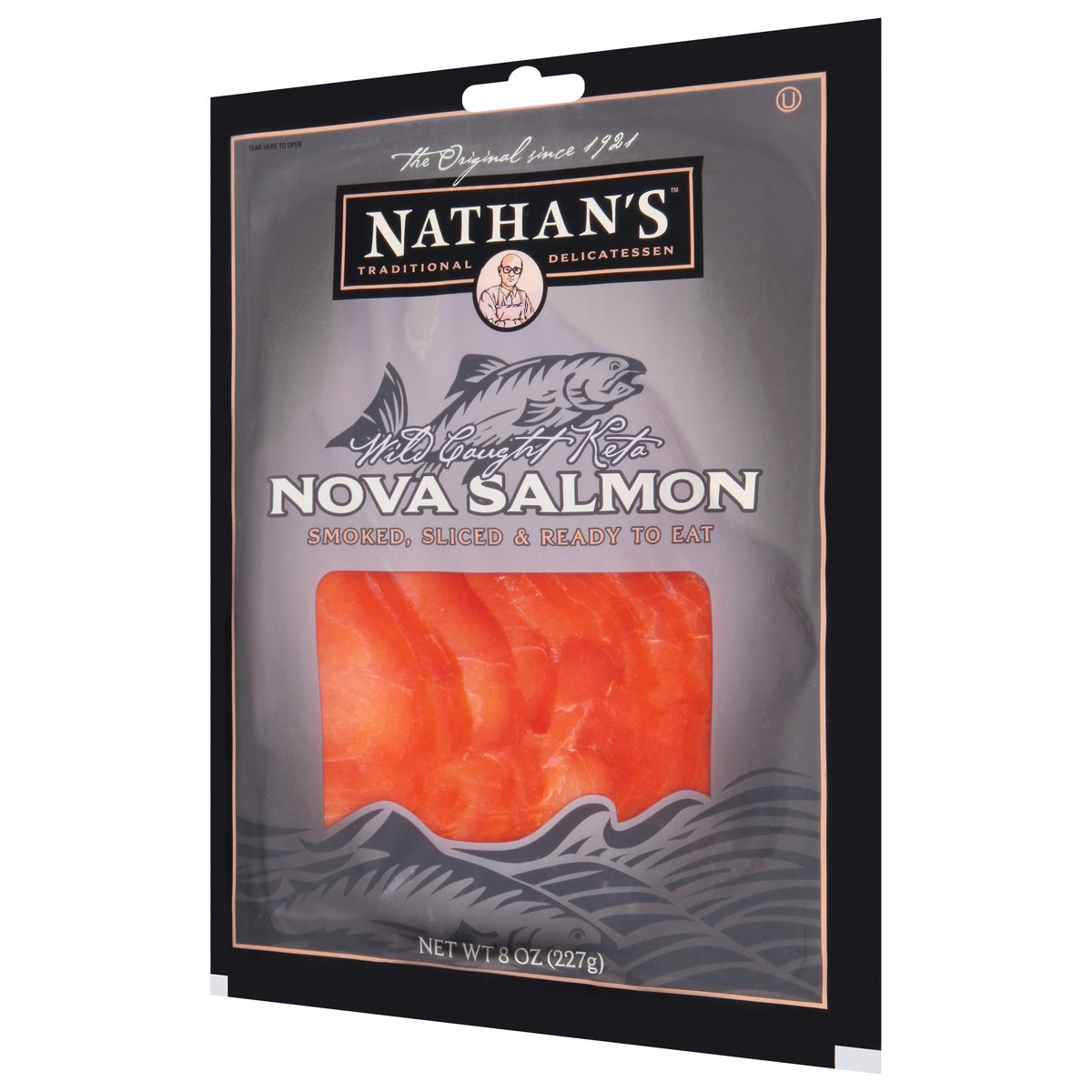 slide 12 of 14, Nathan's Famous Wild Caught Keta Nova Salmon 8 oz, 8 oz
