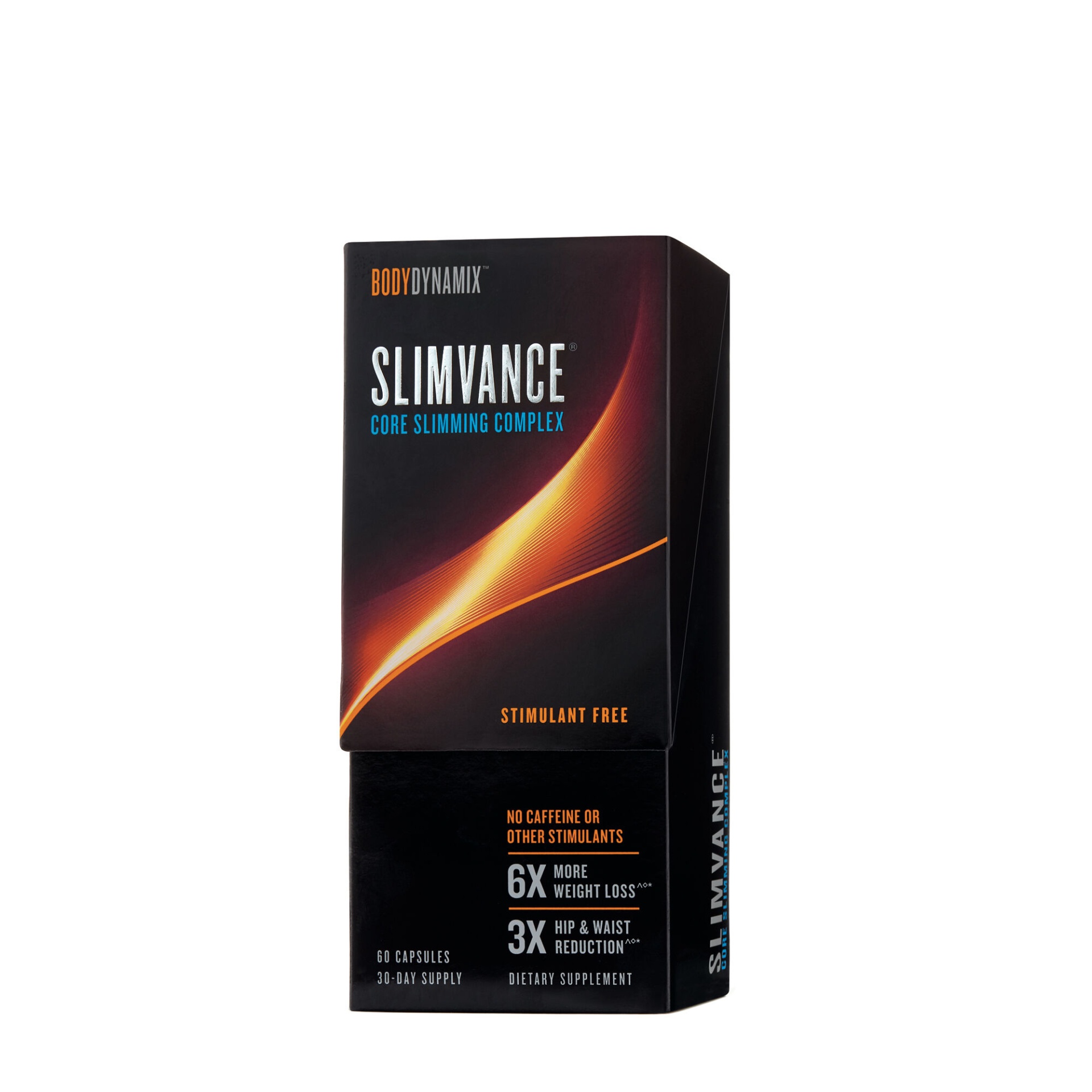 slide 1 of 1, BodyDynamix Slimvance Core Slimming Complex Stimulant Free, 60 ct