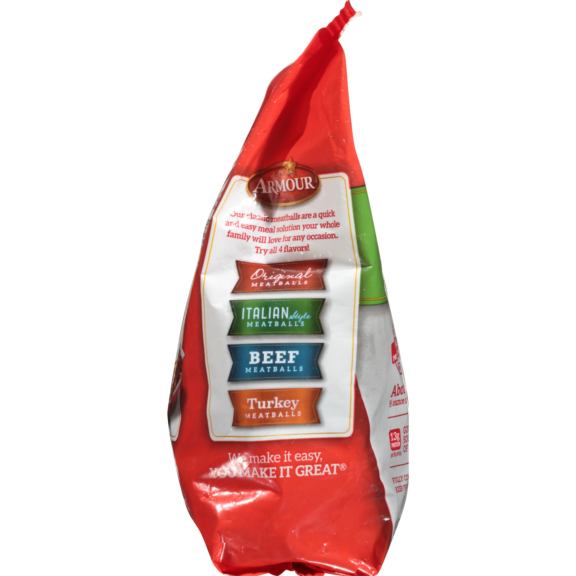 slide 2 of 6, Armour Meat Balls 25.0 oz, 25.0 oz