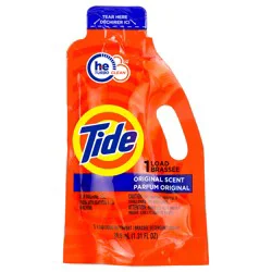 Tide Single Load Liquid Laundry Detergent, Travel Size, 1.46 fl oz