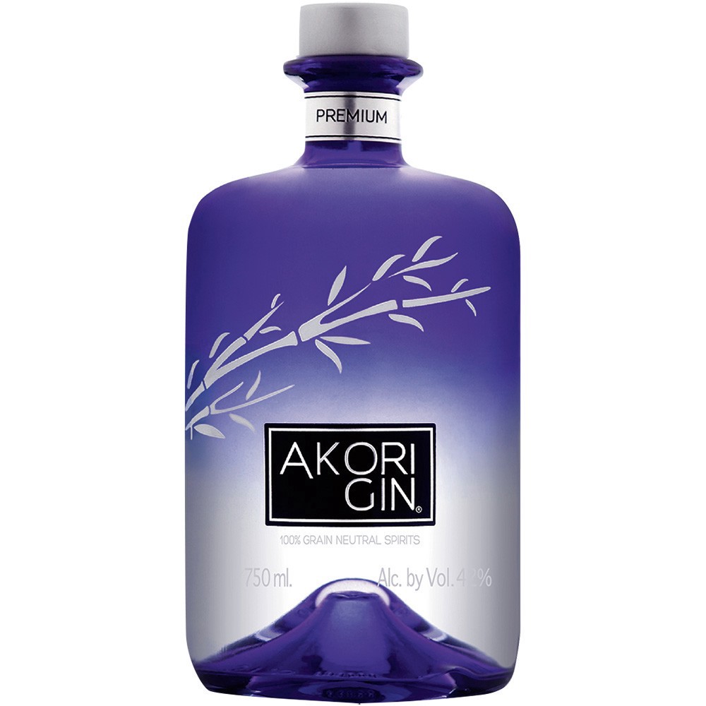slide 1 of 1, Akori Gin, 750 ml