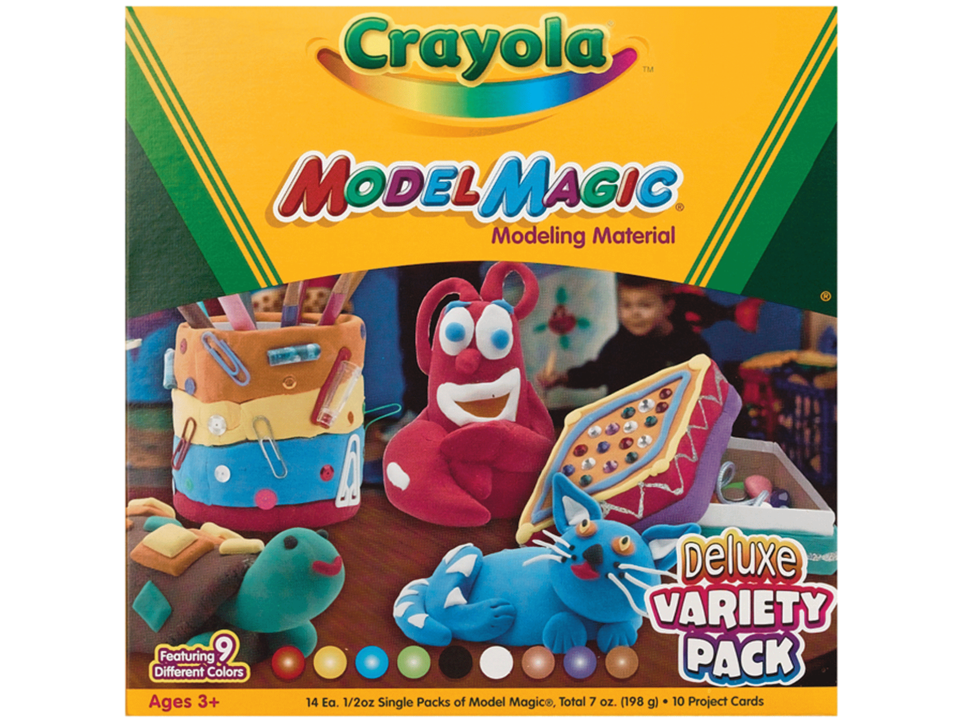 slide 1 of 1, Crayola Model Magic Variety Pack, Assorted Colors, Pack Of 14, 14 ct