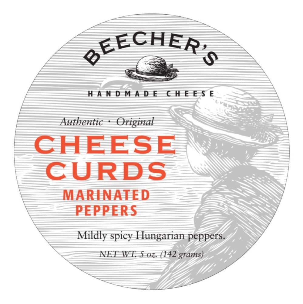 slide 1 of 1, Beecher's Original Marinated Peppers Cheese Curds, 5 oz