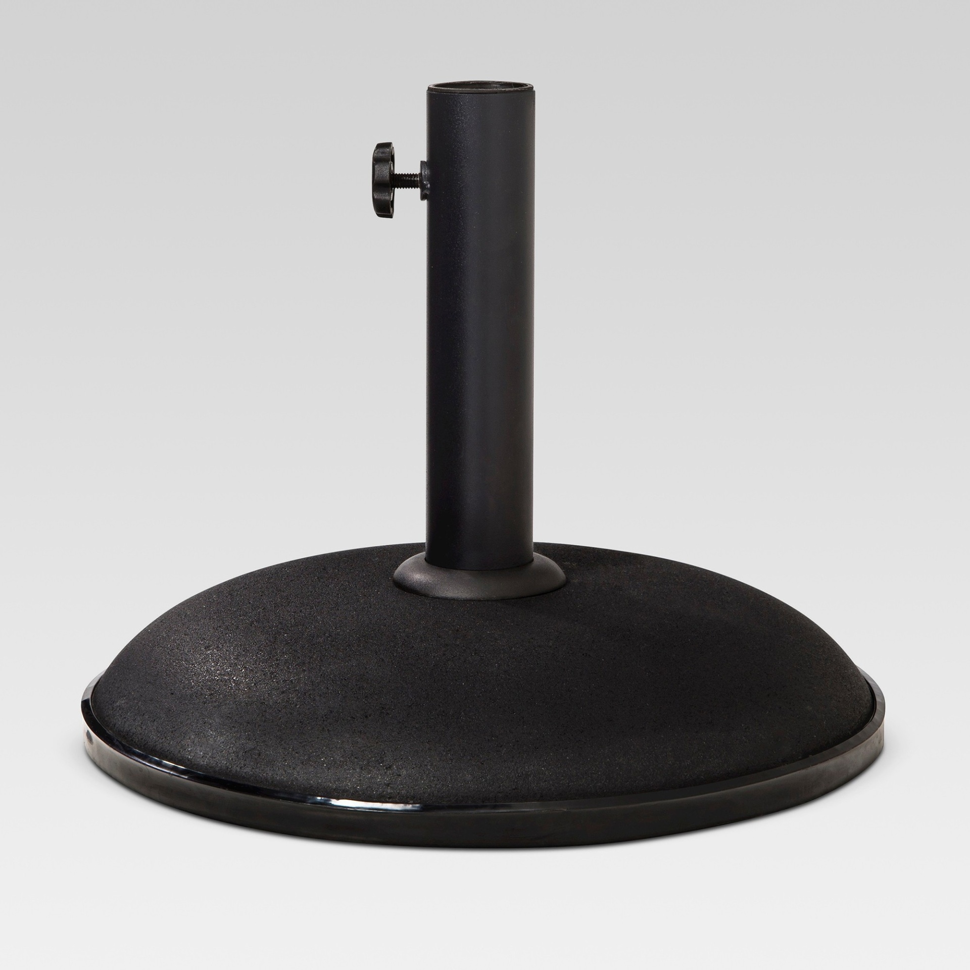 slide 1 of 2, Concrete Umbrella Base Black - Threshold, 1 ct