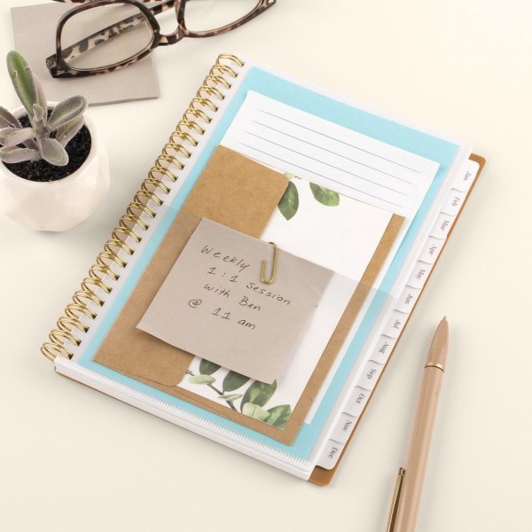 slide 3 of 10, Cambridge® WorkStyle® Focus 2026 Weekly Monthly Planner, Sunbaked Clay, Small, 5 1/2"" x 8 1/2"", 1 ct