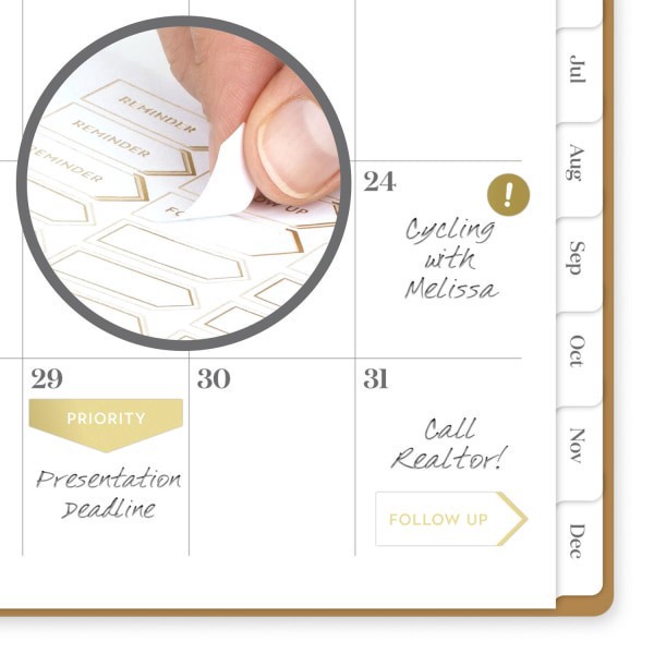 slide 9 of 10, Cambridge® WorkStyle® Focus 2026 Weekly Monthly Planner, Sunbaked Clay, Small, 5 1/2"" x 8 1/2"", 1 ct