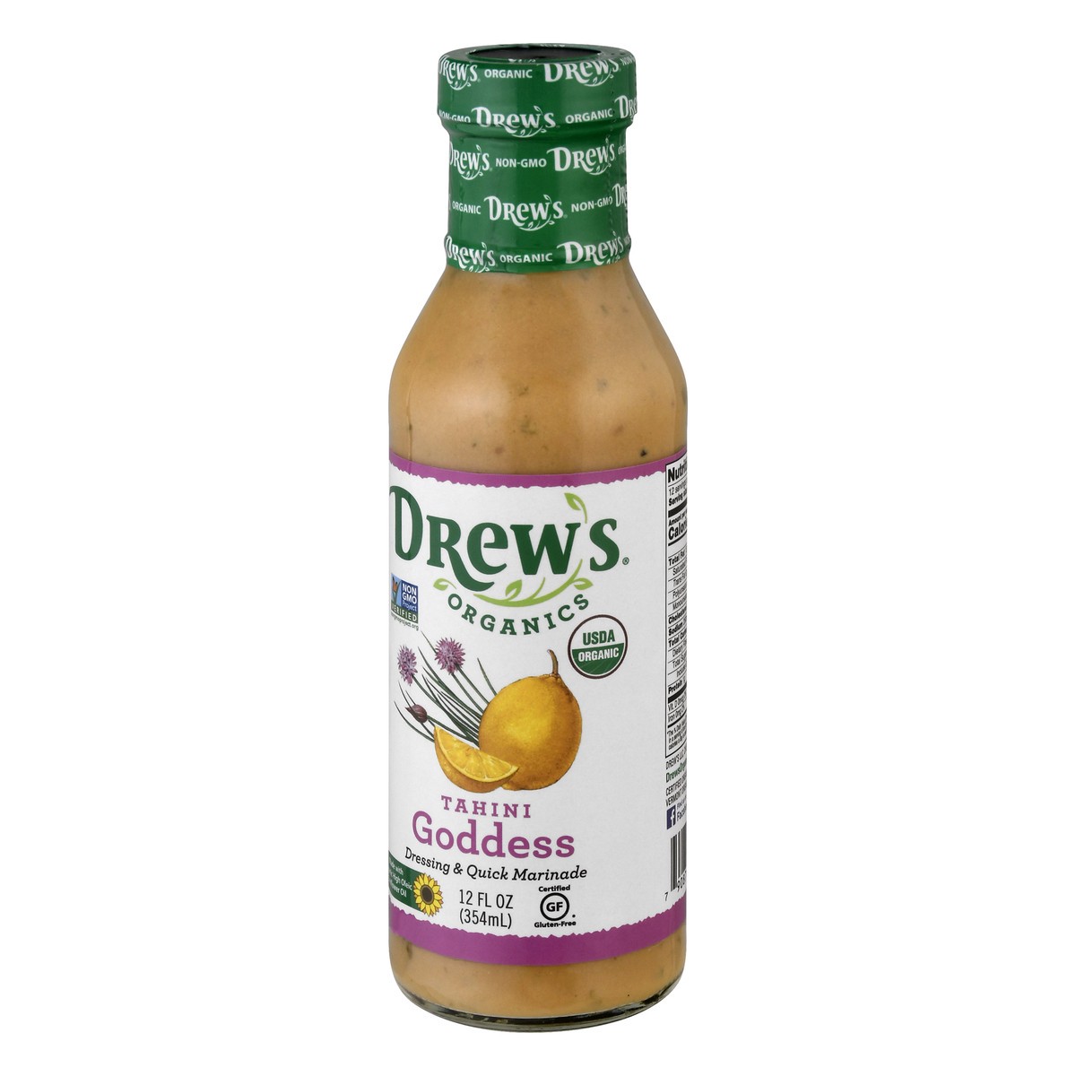 slide 4 of 9, Drew's Organics Tahini Goddess Dressing & Quick Marinade 12 oz, 12 oz