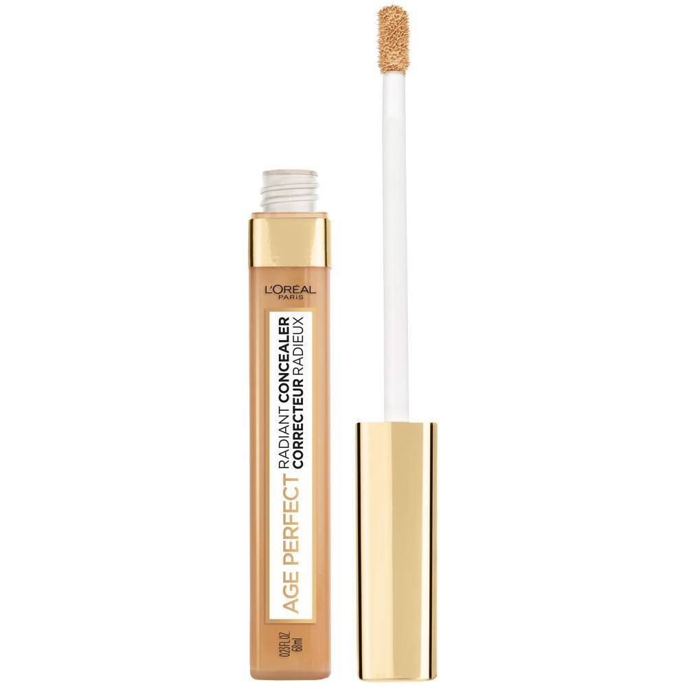 slide 1 of 1, L'Oréal Age Perfect Radiant Concealer With Hydrating Serum, Golden Honey, 0.23 oz