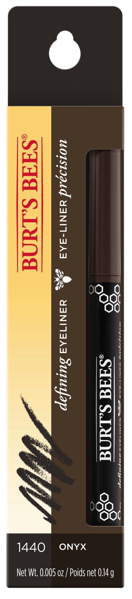 slide 1 of 1, Burt's Bees 100% Natural Origin Defining Eyeliner, Onyx, Satin Finish, 0.005 Ounce, 0.14 g