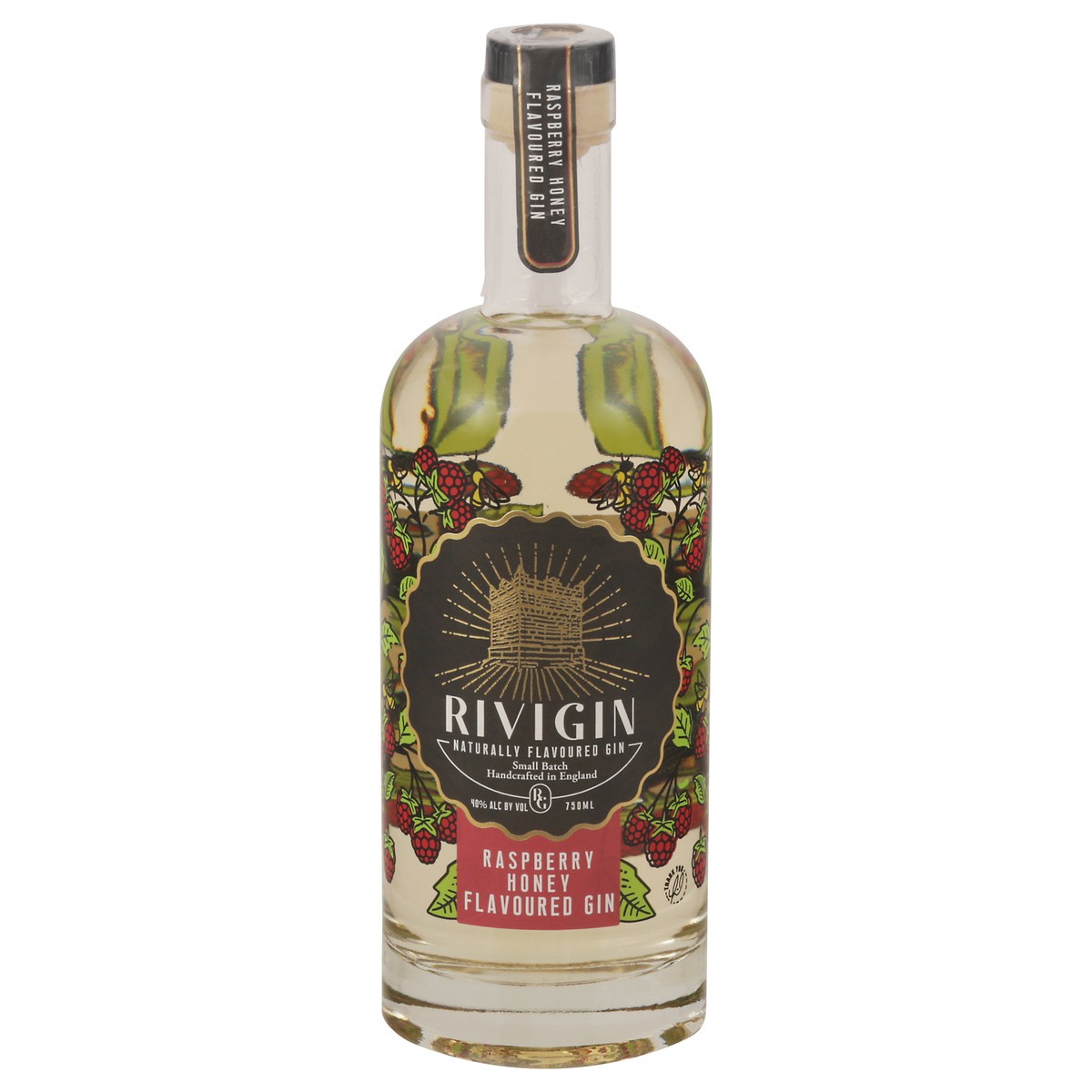 slide 6 of 12, Rivi Raspberry Honey Gin, 750 ml
