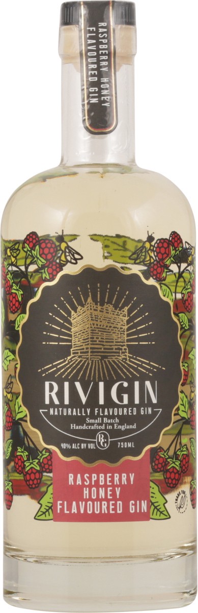slide 9 of 12, Rivi Raspberry Honey Gin, 750 ml