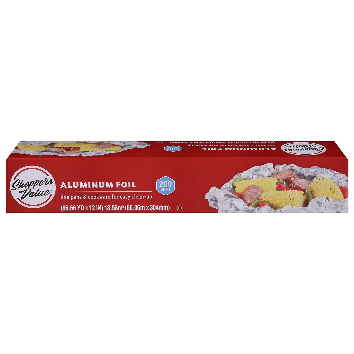 slide 1 of 9, Shoppers Value Shop Valu Aluminum Foil, 1 ct