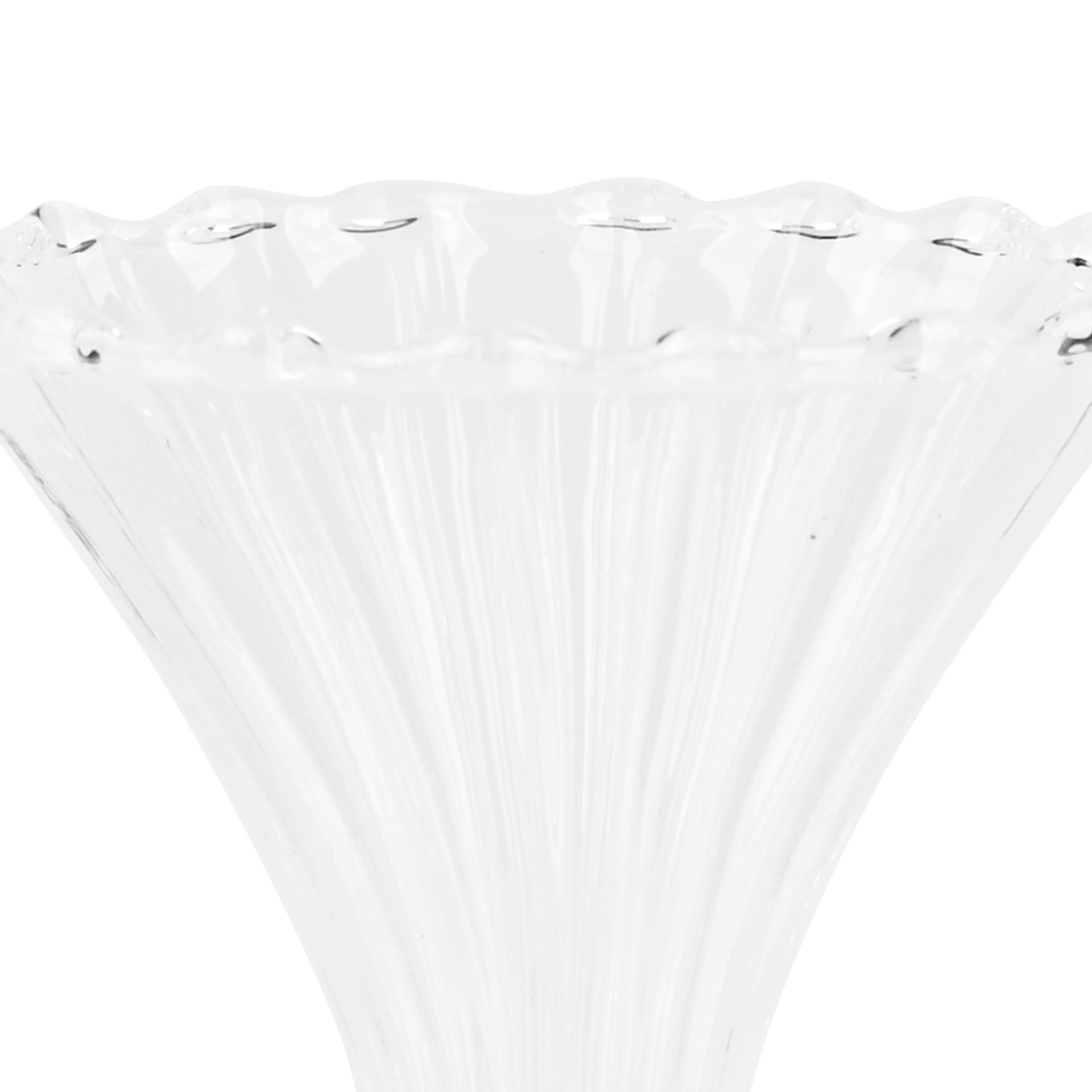 slide 2 of 3, 4" Clear Wide-Mouth Blown Glass Bud Vase By Ashland, 4 in