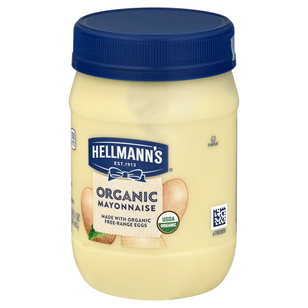 slide 8 of 9, Hellmann's Organic Mayonnaise Original Mayo, 15 oz, 15 oz